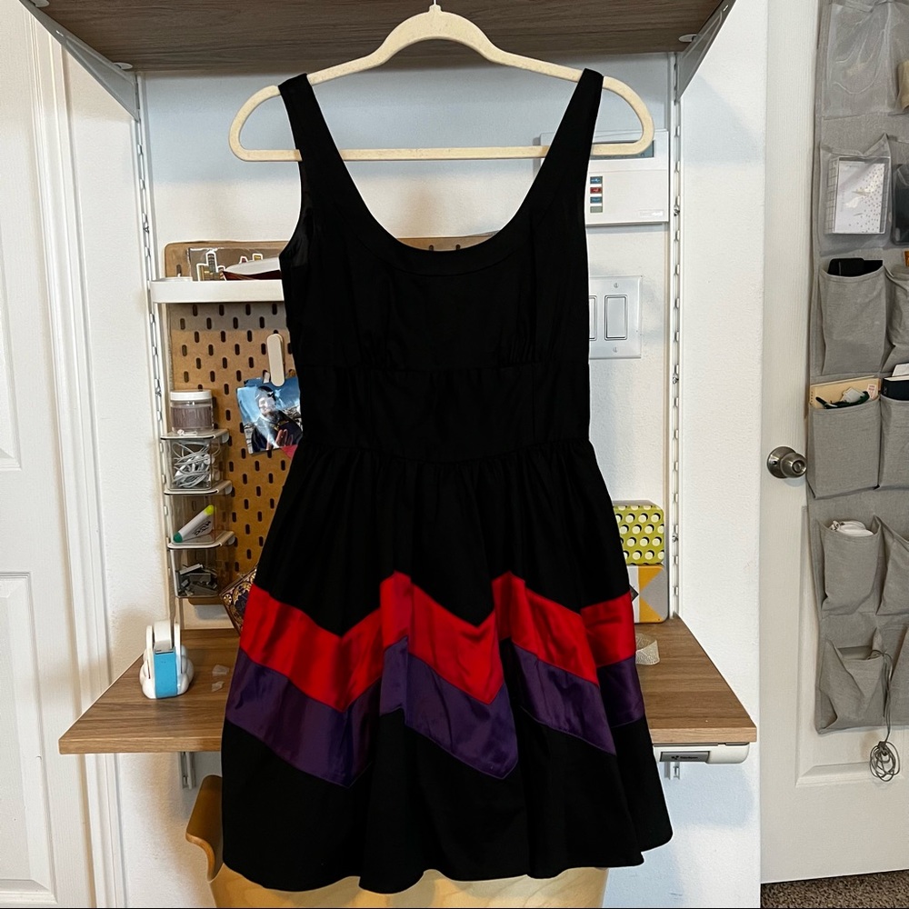 Black dress perfect for homecoming or cocktail hour